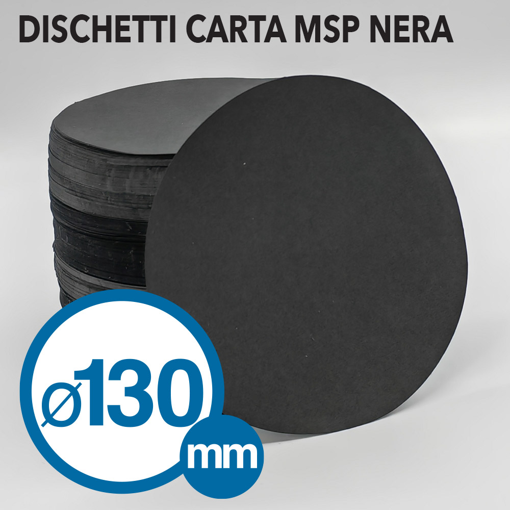 DISCHETTO CARTA MSP HAMBURGER Ø 130 NERA