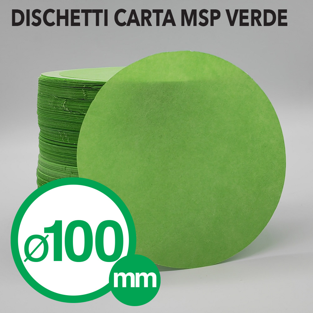 DISCHETTO CARTA MSP HAMBURGER Ø 100 VERDE