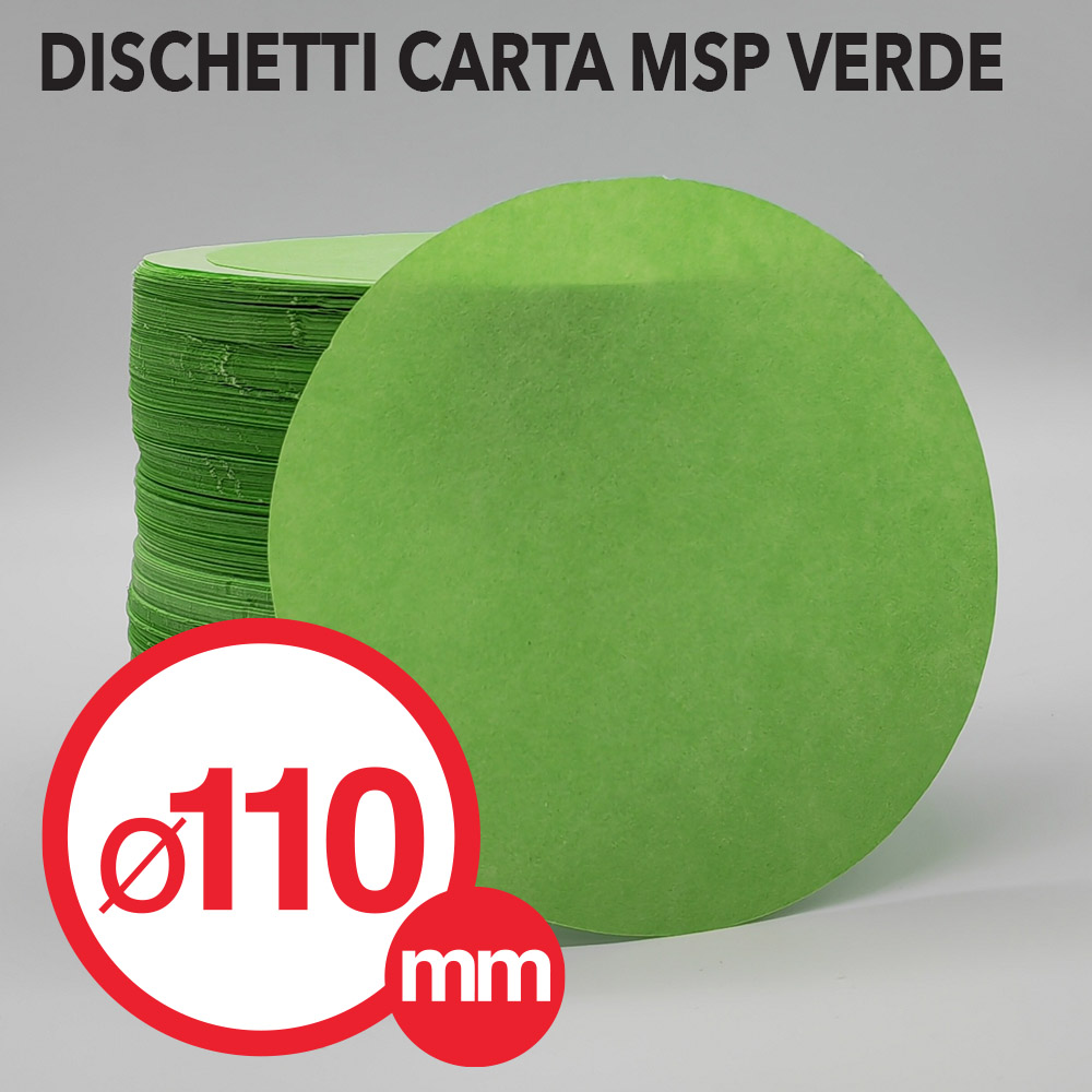 DISCHETTO CARTA MSP HAMBURGER Ø 110 VERDE