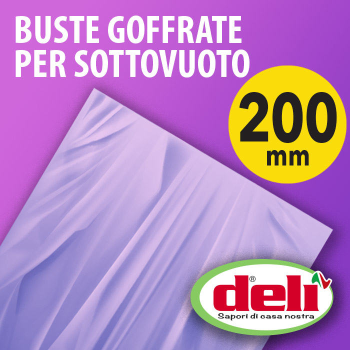 BUSTE SOTTOVUOTO GOFFRATE