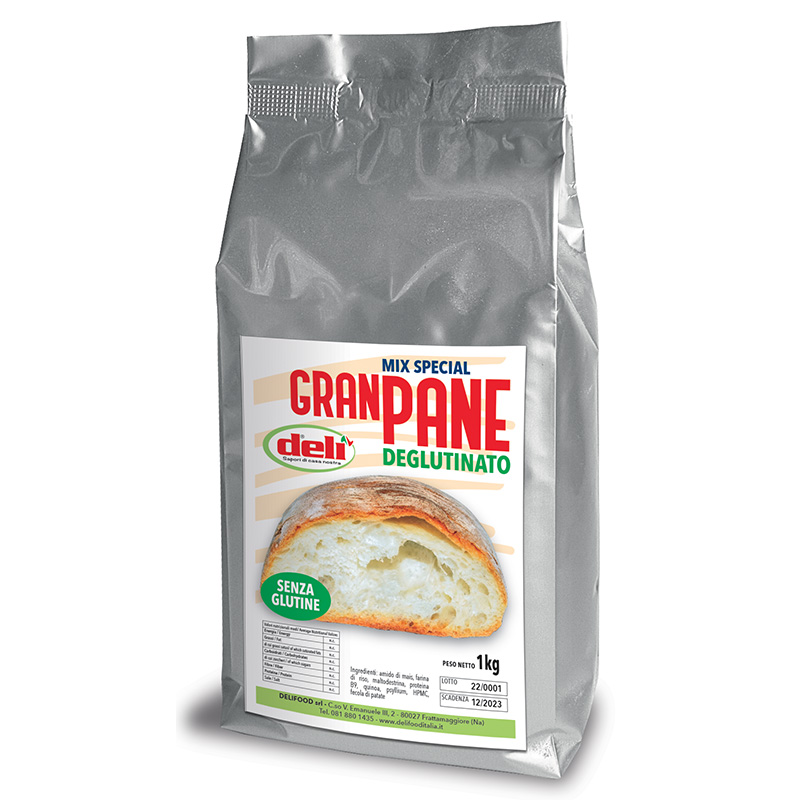 MIX GRAN PANE DEGLUTINATO SENZA GLUTINE 