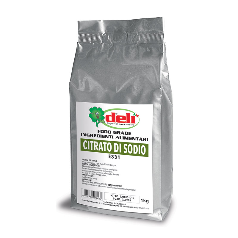 CITRATO DI SODIO E331